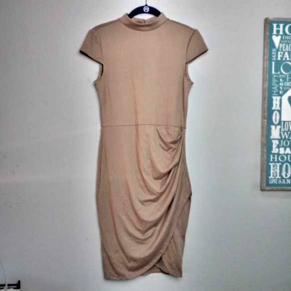 Guess Dresses & Skirts - Guess Mock Neck Bodycon Midi Dress